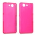 Qubits tpu gel hot pink case - for sony xperia z3 compact