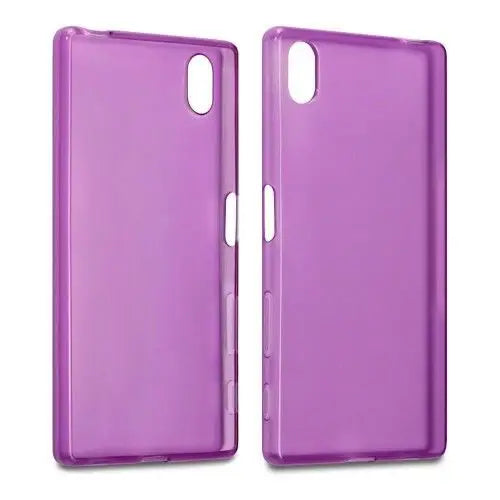 Qubits tpu gel purple case - for sony xperia z5