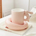 Rabbit coffee cup milk ceramic cup and saucer set design sense ins Nexellus