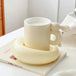 Rabbit coffee cup milk ceramic cup and saucer set design sense ins Nexellus