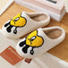 Rabbit Style Cotton Slippers for women in winter, Thick Soles for anti slip Nexellus