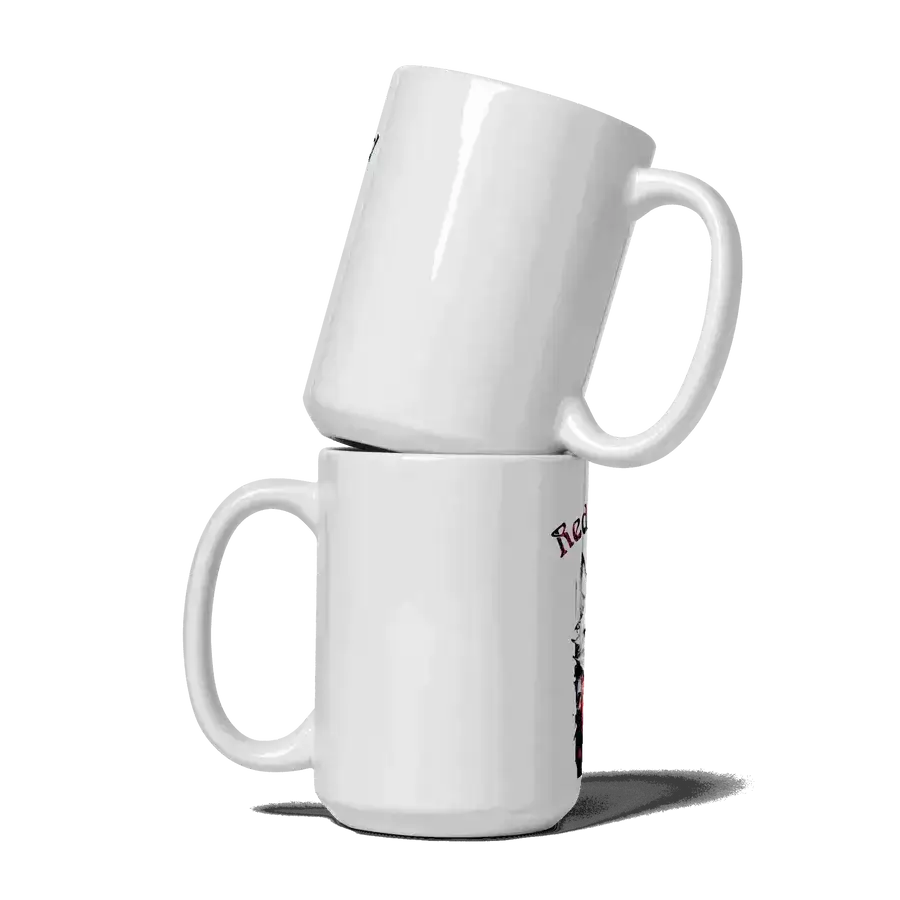 Red blood white mug Nexellus