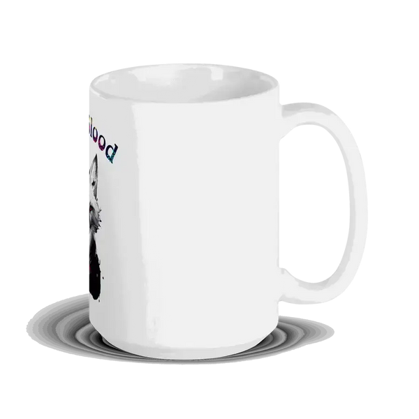 Red blood white mug Nexellus