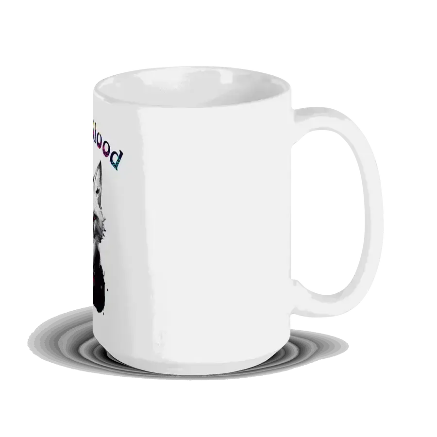 Red blood white mug Nexellus