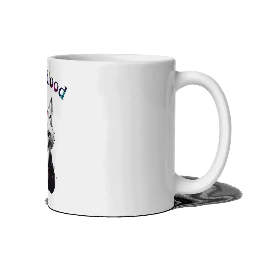 Red blood white mug Nexellus