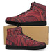 Red vine mens high top leather sneakers Nexellus