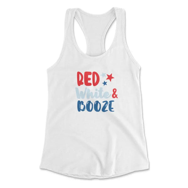 Red white & booze tank - Medium