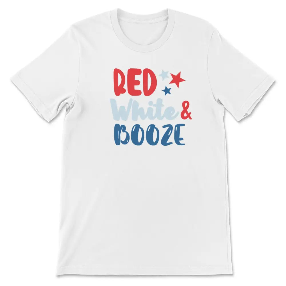 Red white & booze tee