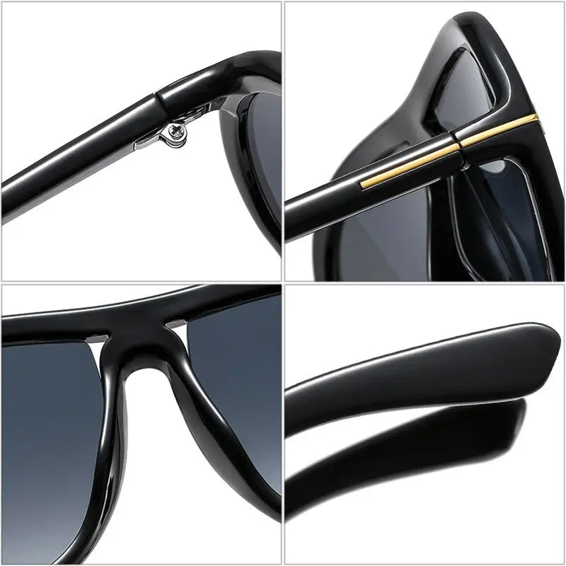 Retro Oversized Pilot Sunglasses for Men & Women Nexellus