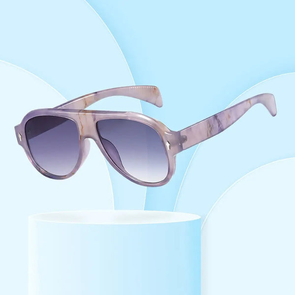 Retro Punk Men & Women Pilot Sunglasses Nexellus