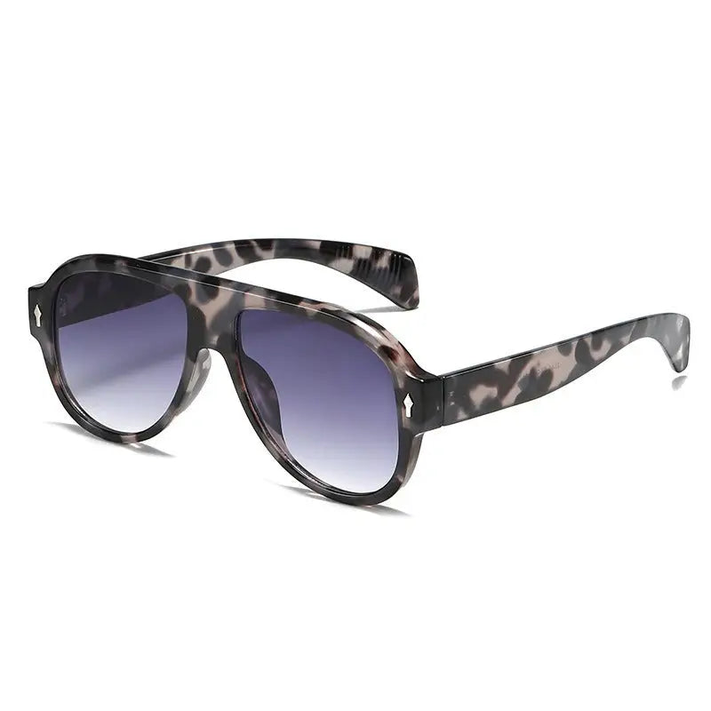 Retro Punk Men & Women Pilot Sunglasses Nexellus