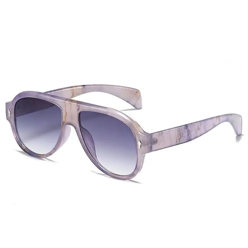 Retro Punk Men & Women Pilot Sunglasses Nexellus