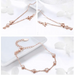 Rose Gold Lock Love Pendant Necklace Jewelry Set - Nexellus