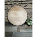 Round charcuterie board serving cheese platter wood serving