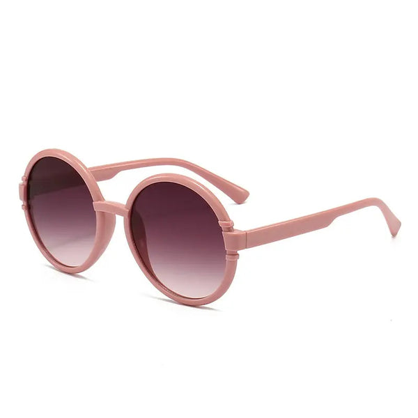 Round Frame Sunglasses Fashion Trend Large Frame Cross-Border Street Photography Concave Type Sunglasses For Men And Women Nexellus