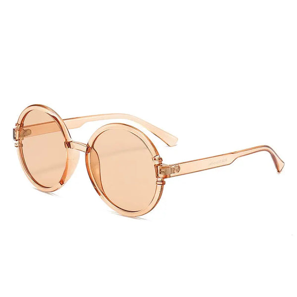 Round Frame Sunglasses Fashion Trend Large Frame Cross-Border Street Photography Concave Type Sunglasses For Men And Women Nexellus