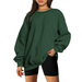 Round neck pullover loose casual velvet sweatshirt Nexellus