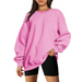 Round neck pullover loose casual velvet sweatshirt Nexellus