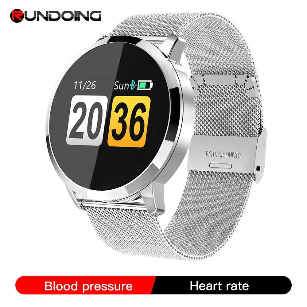 Rundoing q8 smart watch oled color screen smartwatch women fashion Nexellus