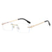 S311 Rimless Square Spring Foot Sunglasses Nexellus