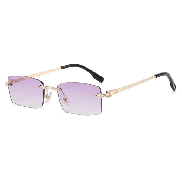 S311 Rimless Square Spring Foot Sunglasses Nexellus