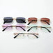 S311 Rimless Square Spring Foot Sunglasses Nexellus