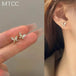 S925 silver needle exquisite zircon butterfly stud earrings for women Nexellus