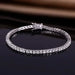 S925 sterling silver electroplated zircon tennis bracelet bracelet Nexellus