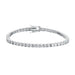 S925 sterling silver electroplated zircon tennis bracelet bracelet Nexellus