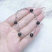 S925 sterling silver natural garnet bracelet light luxury women's Nexellus