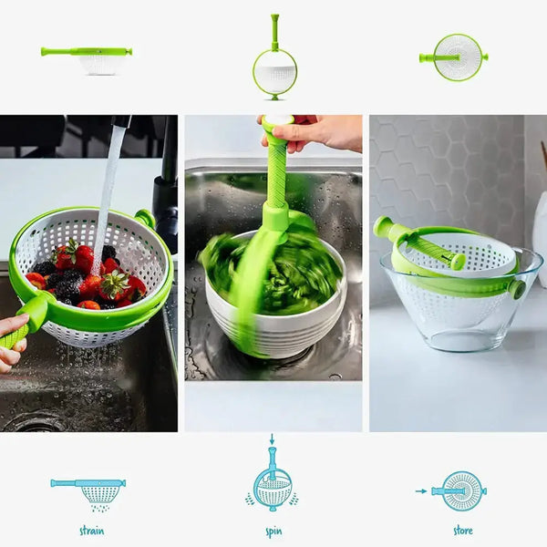 Salad spinner salad rotator kitchen vegetable rotator vegetable Nexellus