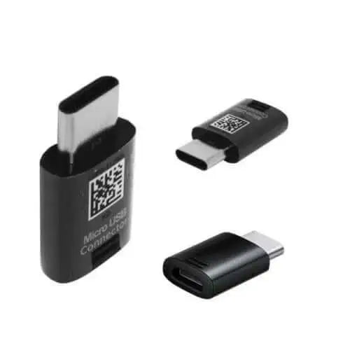 Samsung micro usb to type c black adapter