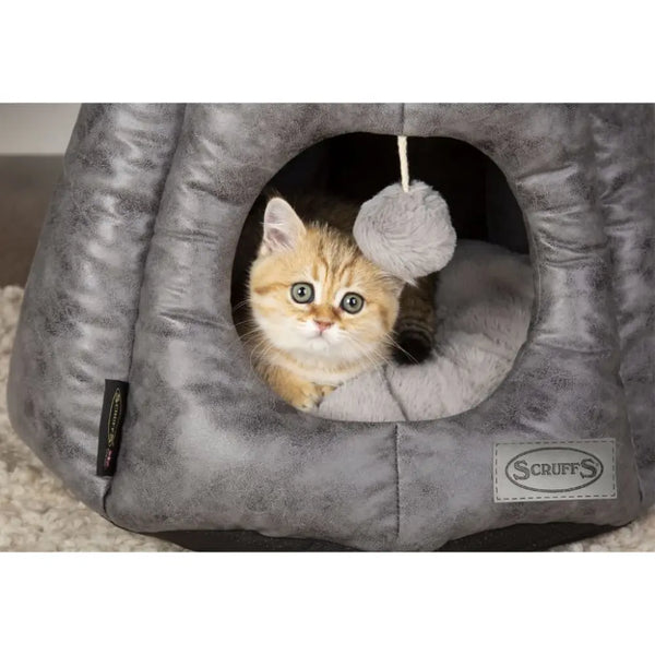 Scruffs & tramps cat bed knightsbridge 48x38 cm grey - Grey