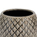 Seville collection grey diamond planter - Indoor Planters