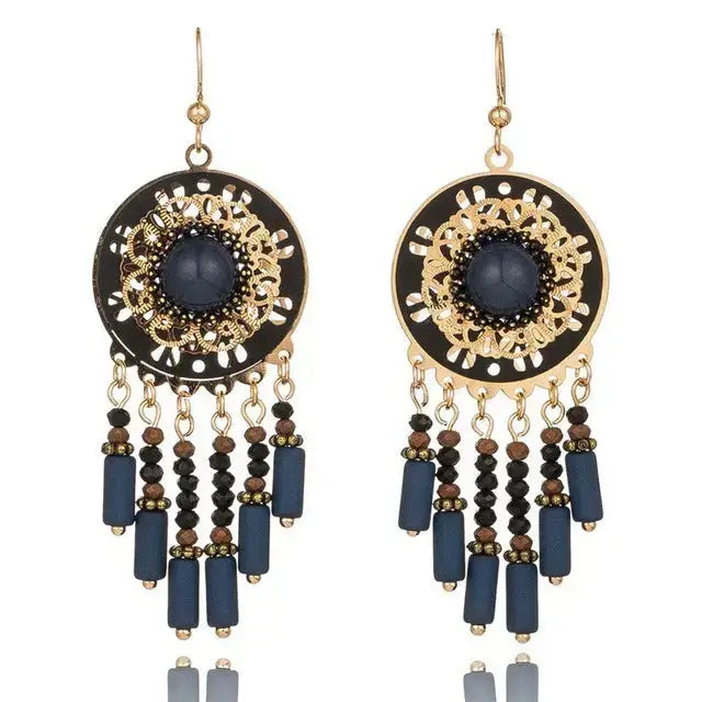 Shang palace style earrings retro tassel earrings Nexellus