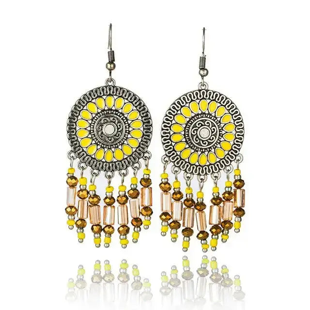 Shang palace style earrings retro tassel earrings Nexellus