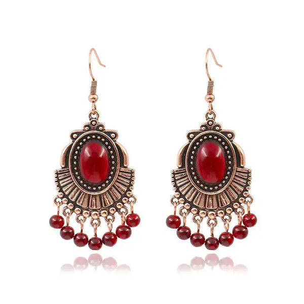 Shang palace style earrings retro tassel earrings Nexellus