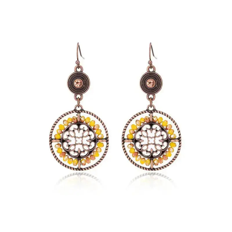 Shang palace style earrings retro tassel earrings Nexellus