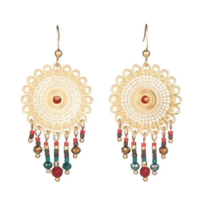 Shang palace style earrings retro tassel earrings Nexellus