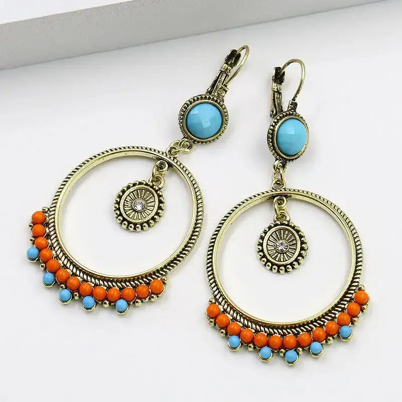 Shang palace style earrings retro tassel earrings Nexellus