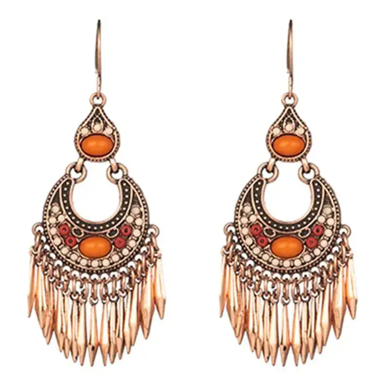 Shang palace style earrings retro tassel earrings Nexellus