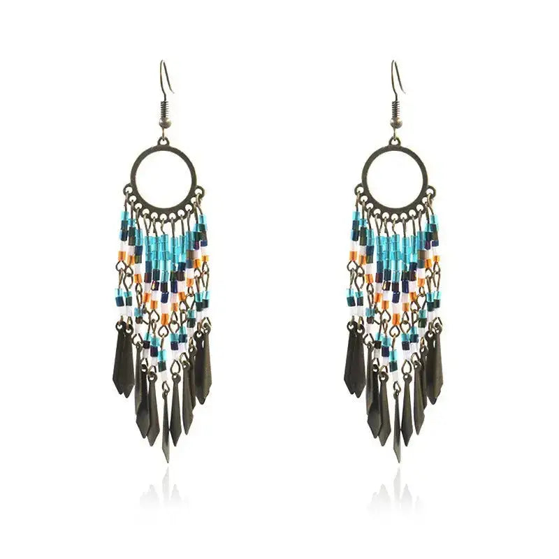 Shang palace style earrings retro tassel earrings Nexellus