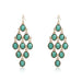 Shang palace style earrings retro tassel earrings Nexellus