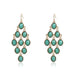 Shang palace style earrings retro tassel earrings Nexellus