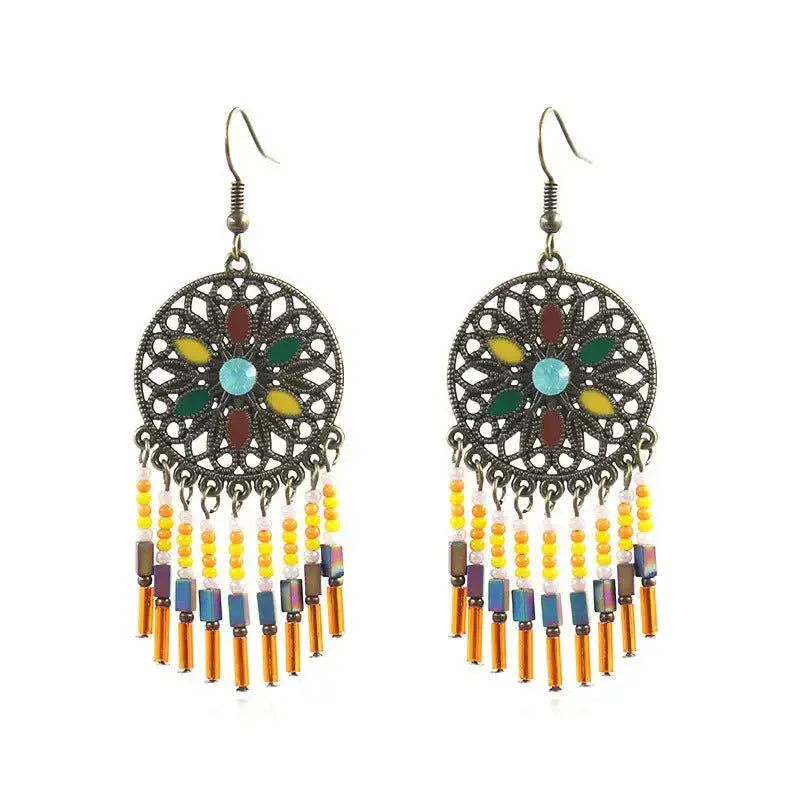 Shang palace style earrings retro tassel earrings Nexellus