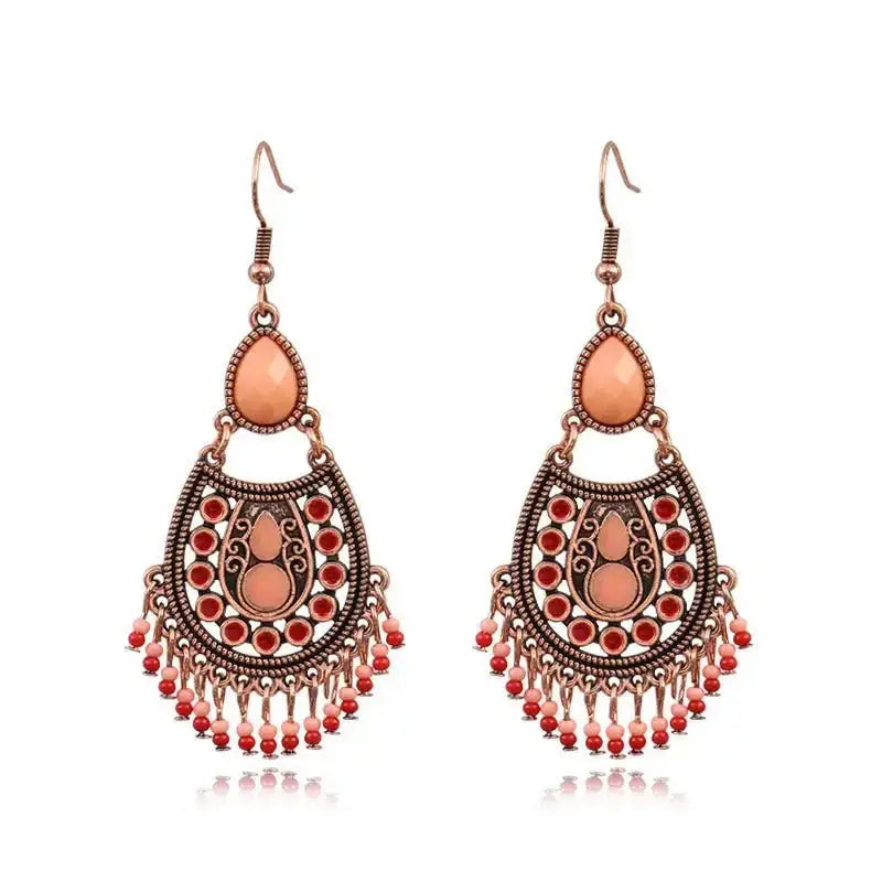 Shang palace style earrings retro tassel earrings Nexellus