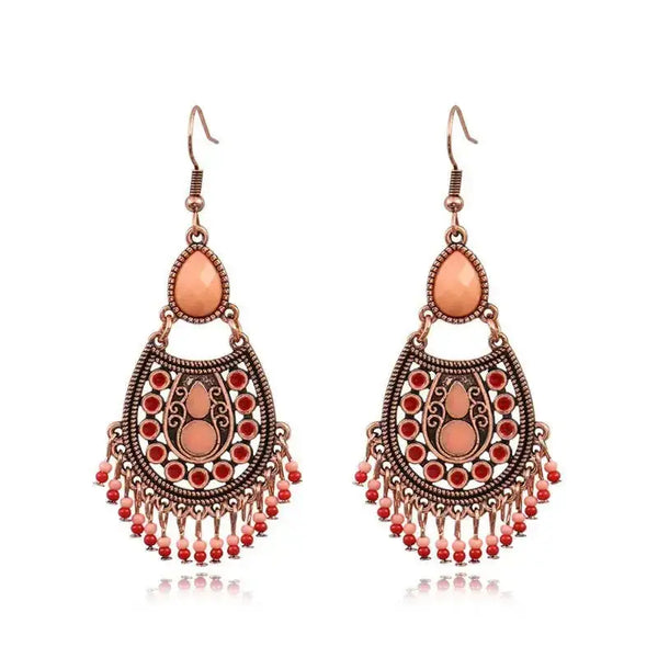 Shang palace style earrings retro tassel earrings Nexellus