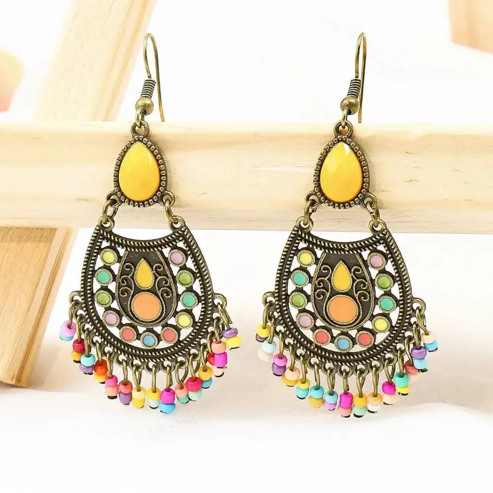 Shang palace style earrings retro tassel earrings Nexellus