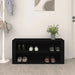 Shoe rack black 100x35x45 cm engineered wood Nexellus