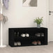 Shoe rack black 100x35x45 cm engineered wood Nexellus